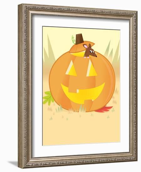 Mouse and the Creature - Humpty Dumpty-Rob McClurkan-Framed Giclee Print