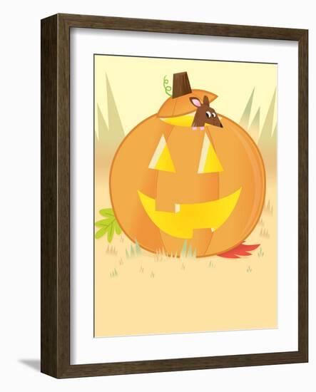 Mouse and the Creature - Humpty Dumpty-Rob McClurkan-Framed Giclee Print