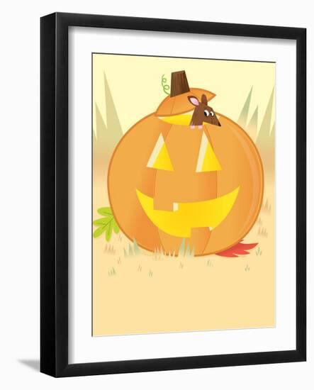 Mouse and the Creature - Humpty Dumpty-Rob McClurkan-Framed Giclee Print