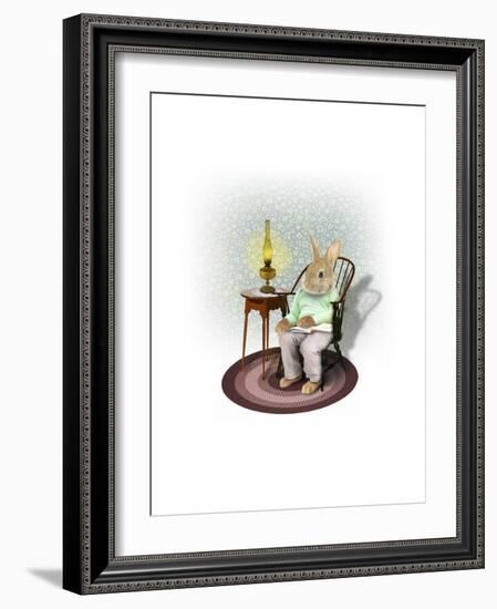 Mouse and Windsor-J Hovenstine Studios-Framed Giclee Print