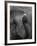 Mouse Balancing on Elephant's Trunk-Bettmann-Framed Photographic Print