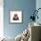 Mouse Cat Pug White-Sharon Turner-Framed Art Print displayed on a wall