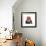 Mouse Cat Pug White-Sharon Turner-Framed Art Print displayed on a wall