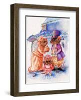 Mouse Christmas Gifts-Judy Mastrangelo-Framed Giclee Print