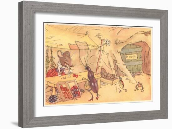 Mouse's General Store-null-Framed Art Print