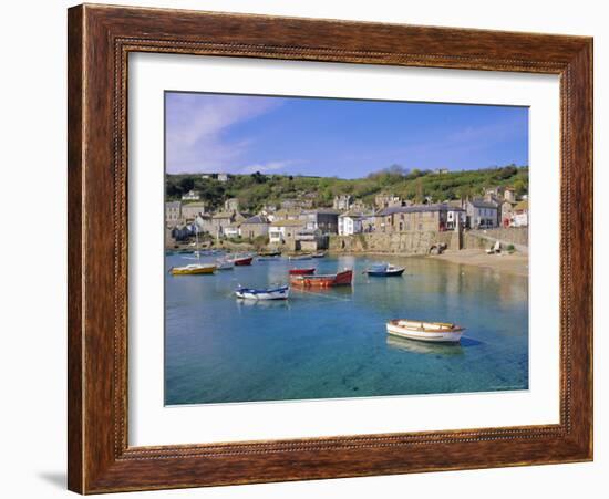 Mousehole, Cornwall, England, UK-Roy Rainford-Framed Photographic Print