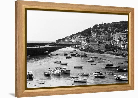 Mousehole Harbour, 1975-Staff-Framed Premier Image Canvas