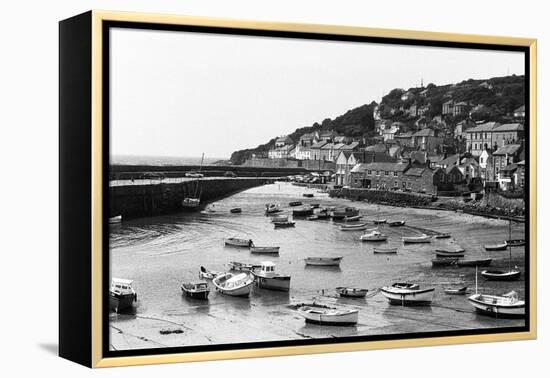 Mousehole Harbour, 1975-Staff-Framed Premier Image Canvas