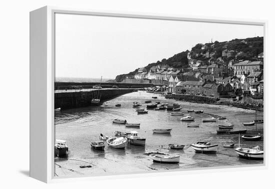 Mousehole Harbour, 1975-Staff-Framed Premier Image Canvas