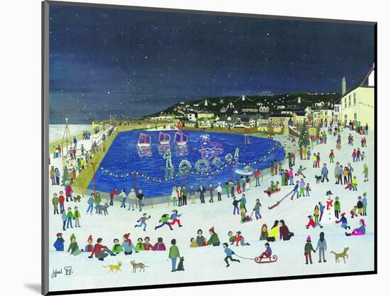 Mousehole Harbour Lights, 2009 (Gouache on Paper)-Judy Joel-Mounted Giclee Print