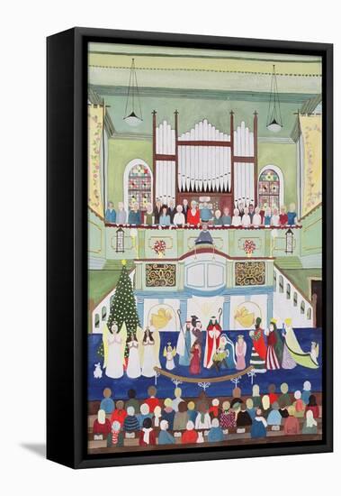 Mousehole Methodist Chapel, Cornwall-Judy Joel-Framed Premier Image Canvas