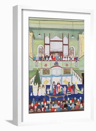 Mousehole Methodist Chapel, Cornwall-Judy Joel-Framed Giclee Print