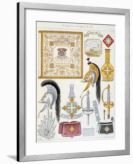 Mousquetaires De La Garde Du Roi, Insignia-Eugene Titeux-Framed Giclee Print