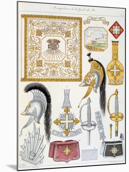 Mousquetaires De La Garde Du Roi, Insignia-Eugene Titeux-Mounted Giclee Print