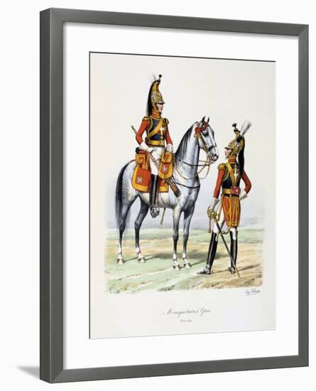 Mousquetaires Gris, 1814-15-Eugene Titeux-Framed Giclee Print