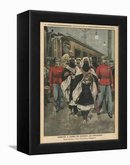 Moussa Ag Amastane Arriving in Paris-French School-Framed Premier Image Canvas