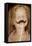 Moustache Girl-Betsy Cameron-Framed Stretched Canvas