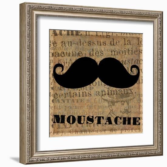 Moustache-Lisa Ven Vertloh-Framed Art Print