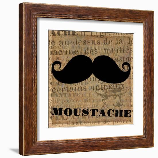 Moustache-Lisa Ven Vertloh-Framed Art Print