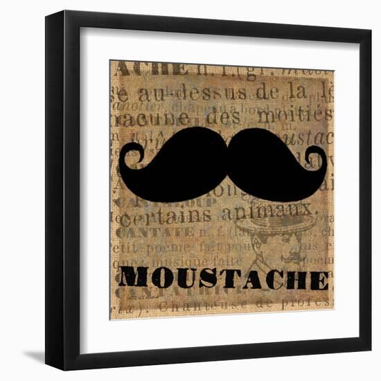 Moustache-Lisa Ven Vertloh-Framed Art Print