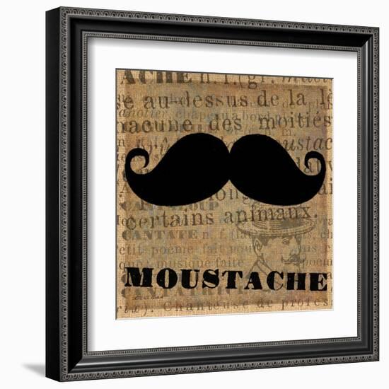 Moustache-Lisa Ven Vertloh-Framed Art Print