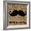 Moustache-Lisa Ven Vertloh-Framed Art Print