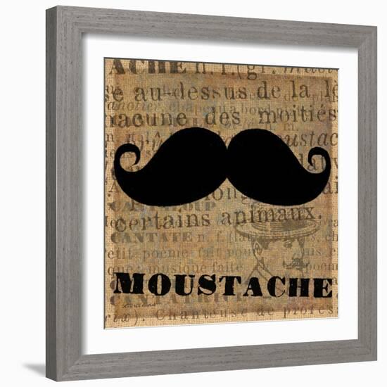 Moustache-Lisa Ven Vertloh-Framed Art Print