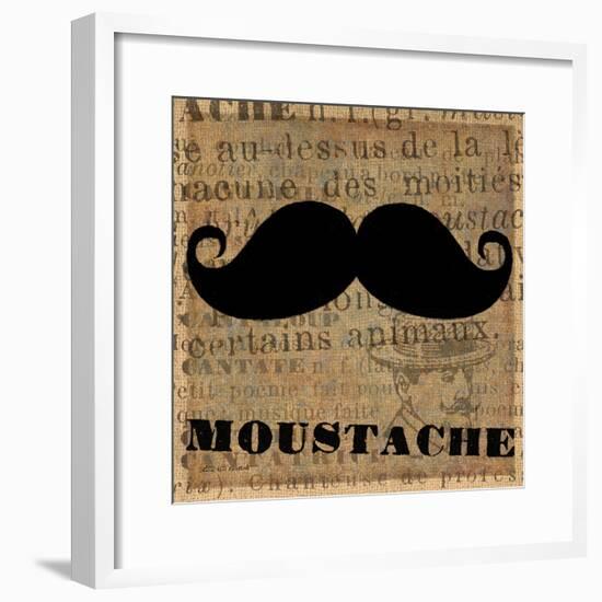 Moustache-Lisa Ven Vertloh-Framed Art Print