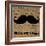 Moustache-Lisa Ven Vertloh-Framed Art Print