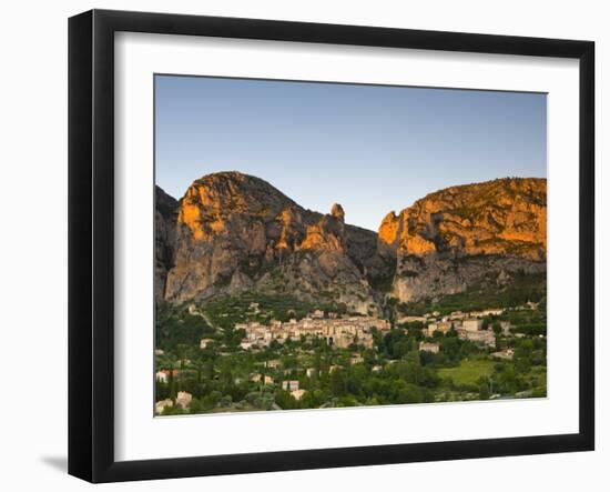 Moustiers Sainte Marie, Alpes De Haute Provence, France-Doug Pearson-Framed Photographic Print