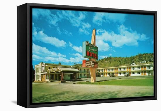 Moutain Shadow Motel-null-Framed Stretched Canvas