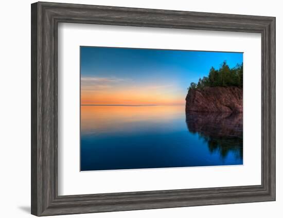 Mouth Of The Baptism River Minnesota-Steve Gadomski-Framed Photographic Print