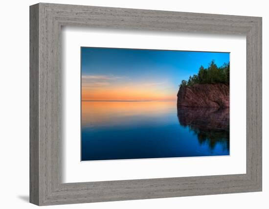 Mouth Of The Baptism River Minnesota-Steve Gadomski-Framed Photographic Print