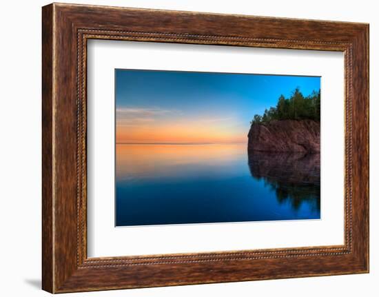 Mouth Of The Baptism River Minnesota-Steve Gadomski-Framed Photographic Print