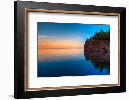 Mouth Of The Baptism River Minnesota-Steve Gadomski-Framed Photographic Print