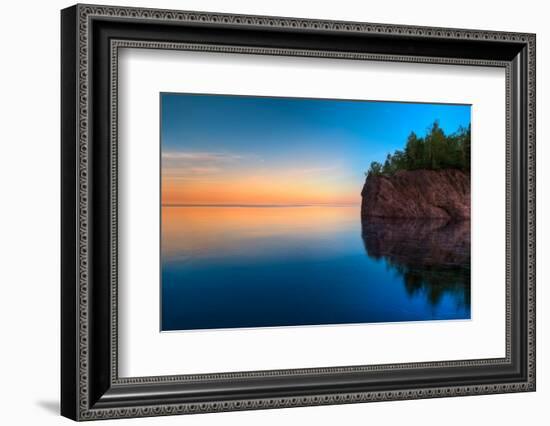 Mouth Of The Baptism River Minnesota-Steve Gadomski-Framed Photographic Print