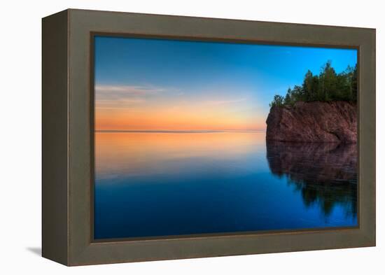 Mouth Of The Baptism River Minnesota-Steve Gadomski-Framed Premier Image Canvas