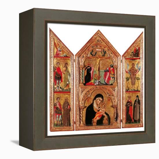 Movable Altarpiece (Triptych)-Paolo Veneziano-Framed Stretched Canvas