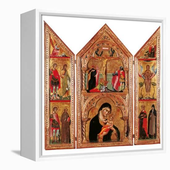 Movable Altarpiece (Triptych)-Paolo Veneziano-Framed Stretched Canvas