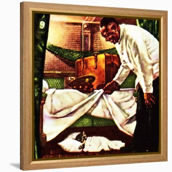 Move Over, Chessie!-Charles Bracker-Framed Premier Image Canvas