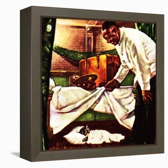 Move Over, Chessie!-Charles Bracker-Framed Premier Image Canvas