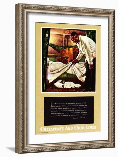 Move, over Chessie!-Charles Bracker-Framed Giclee Print