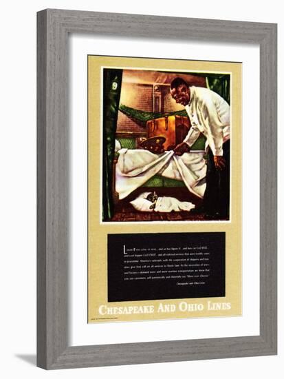 Move, over Chessie!-Charles Bracker-Framed Giclee Print