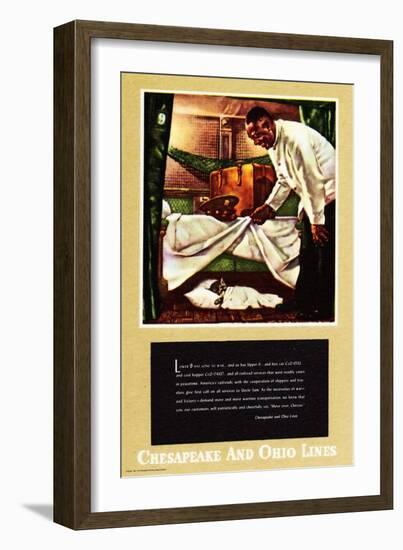 Move, over Chessie!-Charles Bracker-Framed Giclee Print