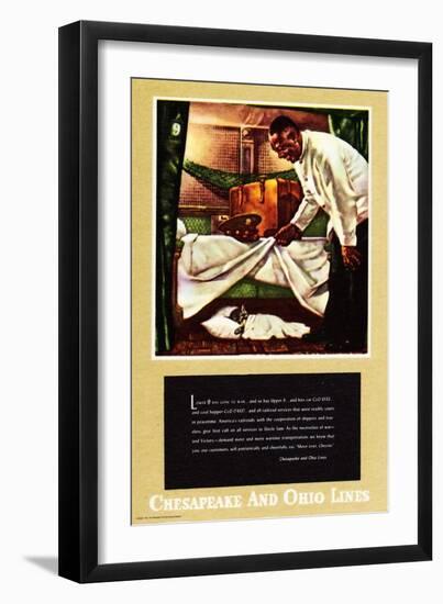 Move, over Chessie!-Charles Bracker-Framed Giclee Print