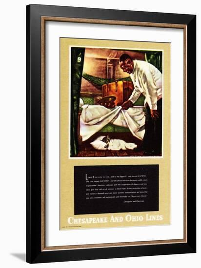 Move, over Chessie!-Charles Bracker-Framed Giclee Print