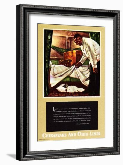 Move, over Chessie!-Charles Bracker-Framed Giclee Print