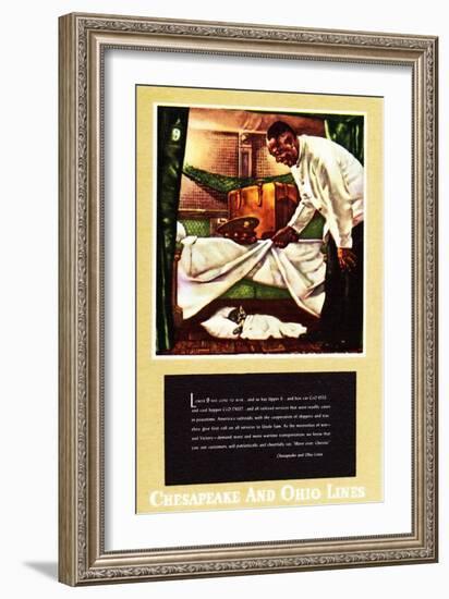 Move Over, Chessie!-Charles Bracker-Framed Giclee Print