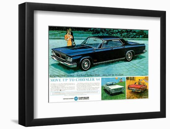 Move Up to Chrysler 1964-null-Framed Premium Giclee Print