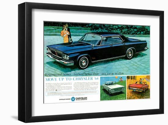 Move Up to Chrysler 1964-null-Framed Art Print